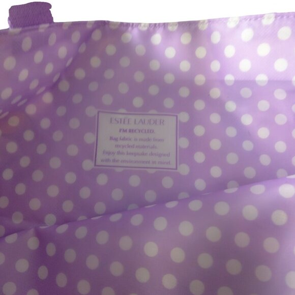 Estee Lauder Cosmetic Vacation Multicolored Beach Tote Bag Comic Strip - Picture 2 of 6